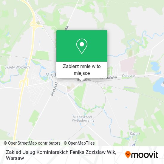 Mapa Zaklad Uslug Kominiarskich Feniks Zdzislaw Wik