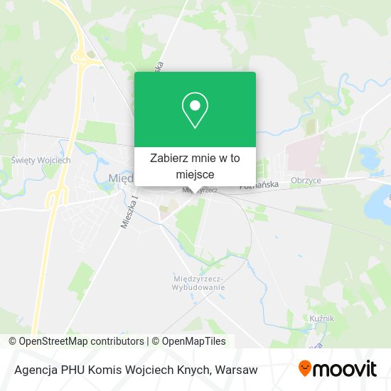 Mapa Agencja PHU Komis Wojciech Knych