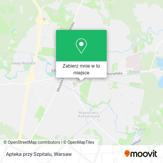 Mapa Apteka przy Szpitalu