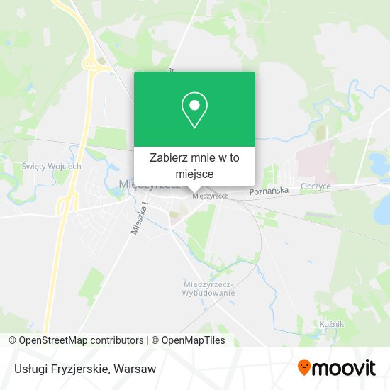 Mapa Usługi Fryzjerskie