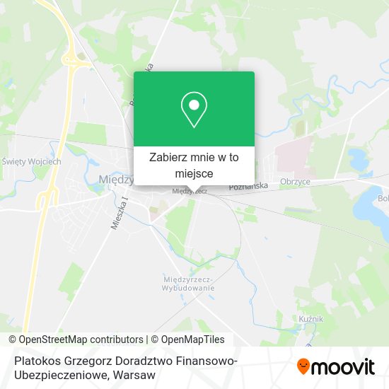 Mapa Platokos Grzegorz Doradztwo Finansowo-Ubezpieczeniowe