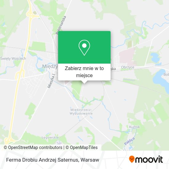 Mapa Ferma Drobiu Andrzej Saternus