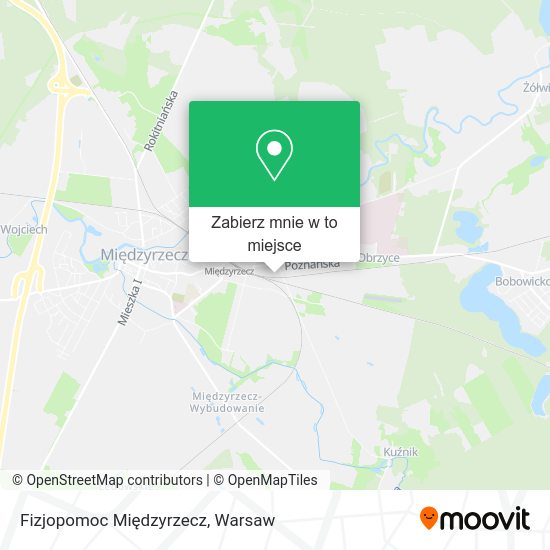 Mapa Fizjopomoc Międzyrzecz