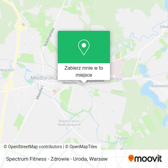 Mapa Spectrum Fitness - Zdrowie - Uroda