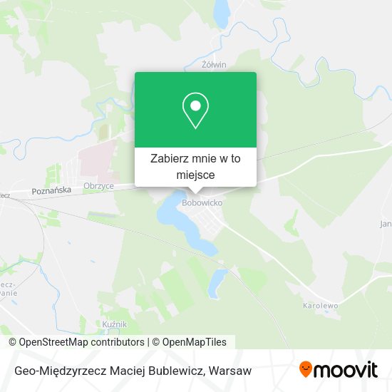 Mapa Geo-Międzyrzecz Maciej Bublewicz