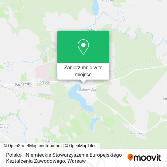 Mapa Polsko - Niemieckie Stowarzyszenie Europejskiego Kształcenia Zawodowego