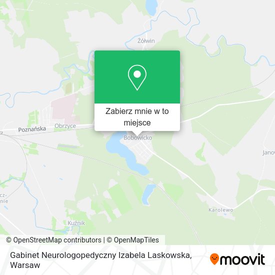 Mapa Gabinet Neurologopedyczny Izabela Laskowska