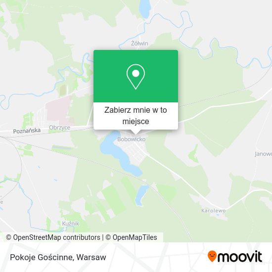 Mapa Pokoje Gościnne