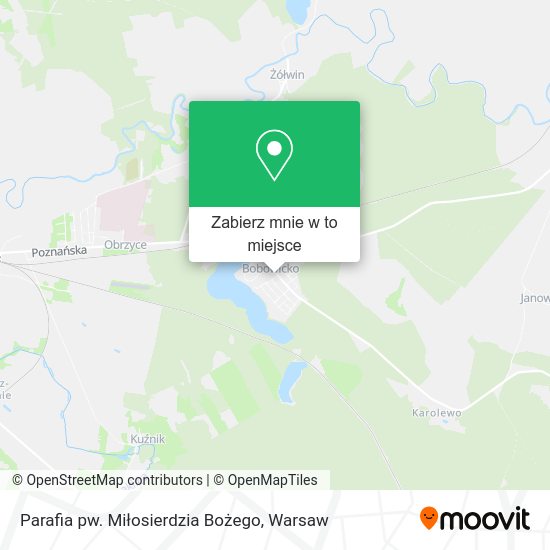 Mapa Parafia pw. Miłosierdzia Bożego