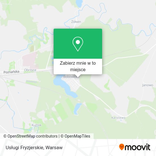 Mapa Usługi Fryzjerskie