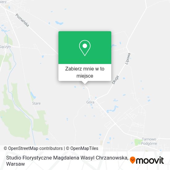 Mapa Studio Florystyczne Magdalena Wasyl Chrzanowska