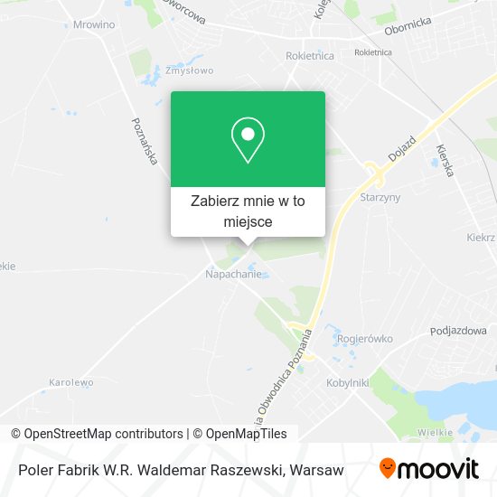 Mapa Poler Fabrik W.R. Waldemar Raszewski