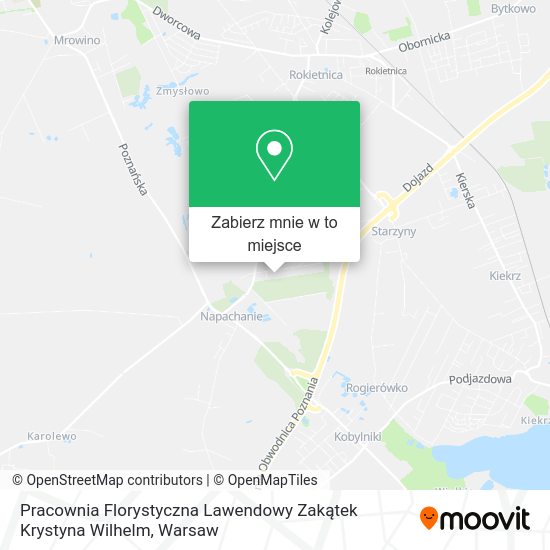 Mapa Pracownia Florystyczna Lawendowy Zakątek Krystyna Wilhelm