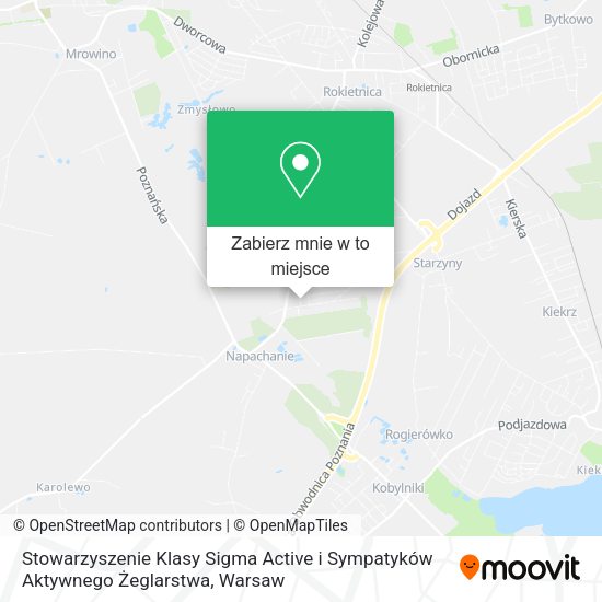 Mapa Stowarzyszenie Klasy Sigma Active i Sympatyków Aktywnego Żeglarstwa