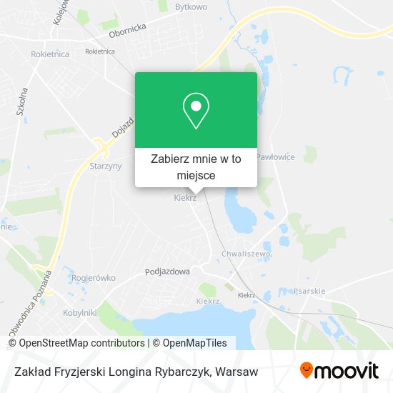 Mapa Zakład Fryzjerski Longina Rybarczyk