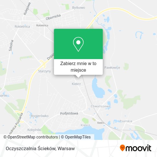 Mapa Oczyszczalnia Ścieków