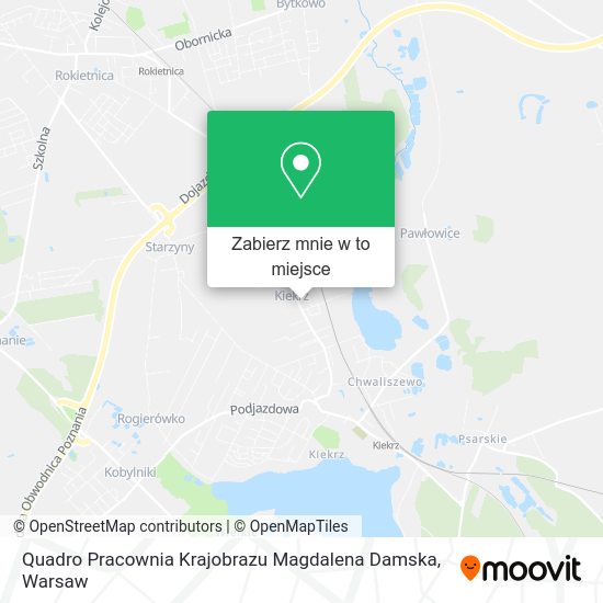 Mapa Quadro Pracownia Krajobrazu Magdalena Damska