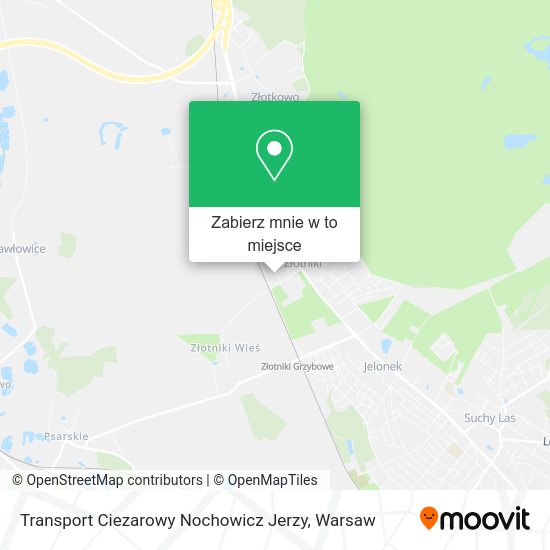 Mapa Transport Ciezarowy Nochowicz Jerzy