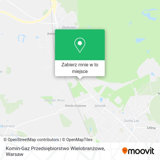 Mapa Komin-Gaz Przedsiębiorstwo Wielobranżowe