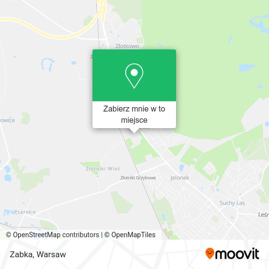 Mapa Zabka