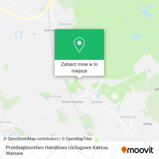 Mapa Przedsiębiorstwo Handlowo Us3ugowe Kaktus