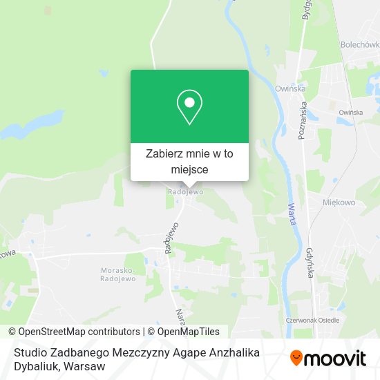 Mapa Studio Zadbanego Mezczyzny Agape Anzhalika Dybaliuk