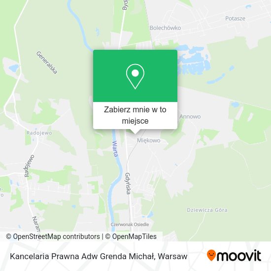 Mapa Kancelaria Prawna Adw Grenda Michał