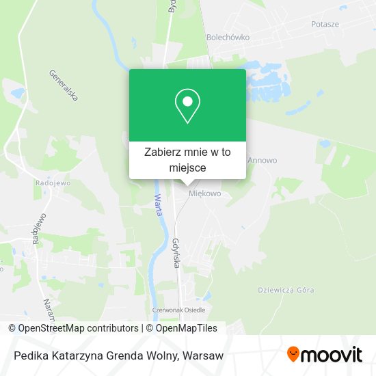 Mapa Pedika Katarzyna Grenda Wolny