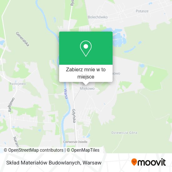 Mapa Skład Materiałów Budowlanych