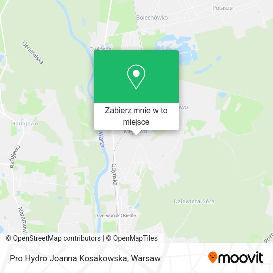 Mapa Pro Hydro Joanna Kosakowska