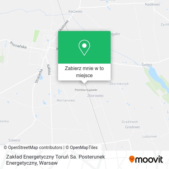 Mapa Zakład Energetyczny Toruń Sa. Posterunek Energetyczny