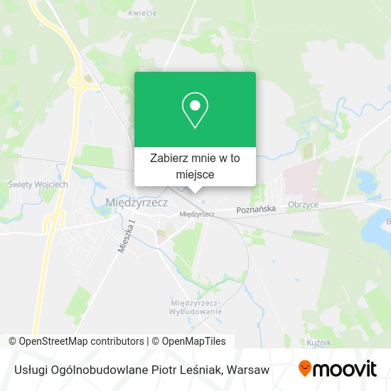 Mapa Usługi Ogólnobudowlane Piotr Leśniak