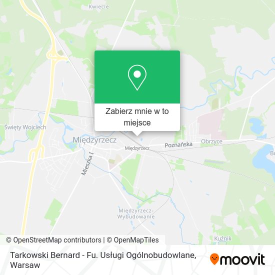 Mapa Tarkowski Bernard - Fu. Usługi Ogólnobudowlane