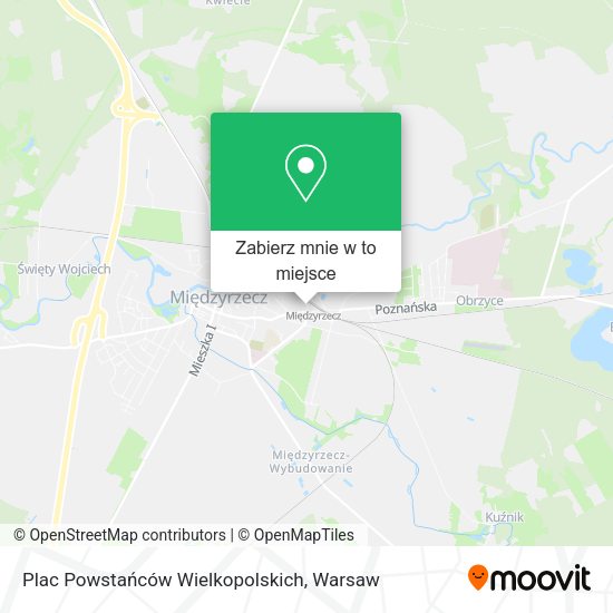 Mapa Plac Powstańców Wielkopolskich