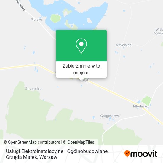 Mapa Usługi Elektroinstalacyjne i Ogólnobudowlane. Grzęda Marek