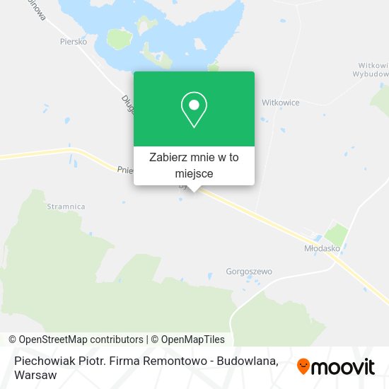 Mapa Piechowiak Piotr. Firma Remontowo - Budowlana