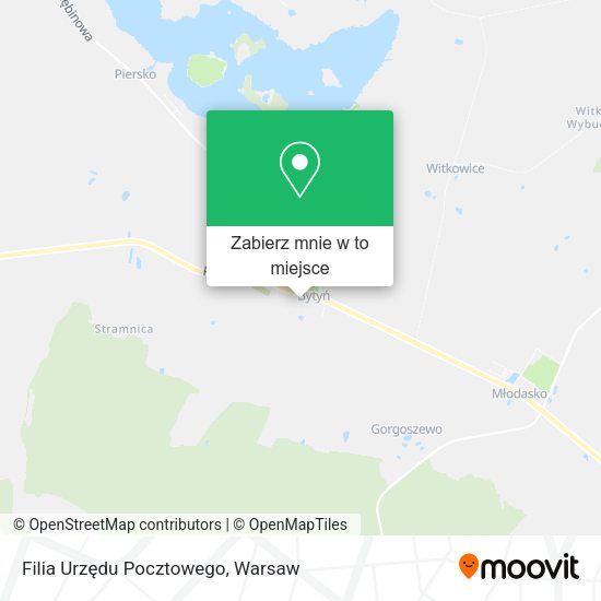 Mapa Filia Urzędu Pocztowego