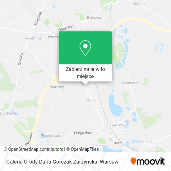 Mapa Galeria Urody Daria Gorczak Zarzynska