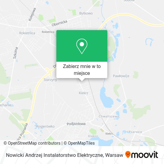 Mapa Nowicki Andrzej Instalatorstwo Elektryczne