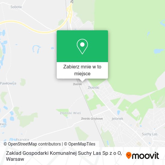 Mapa Zaklad Gospodarki Komunalnej Suchy Las Sp z o O