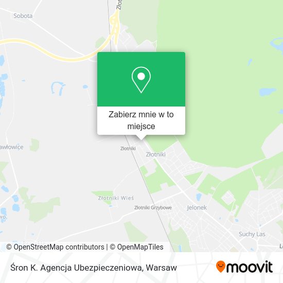 Mapa Śron K. Agencja Ubezpieczeniowa