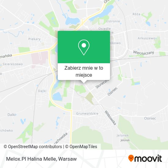 Mapa Melox.Pl Halina Melle