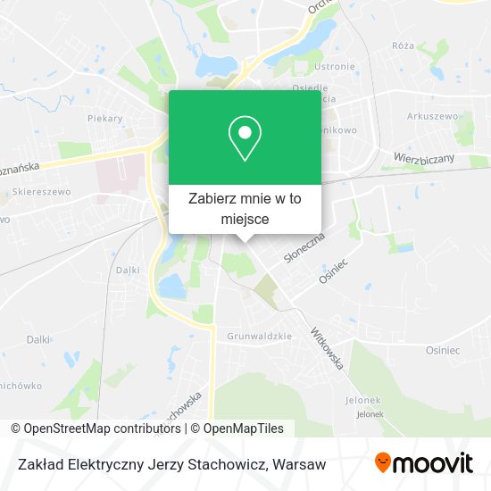 Mapa Zakład Elektryczny Jerzy Stachowicz