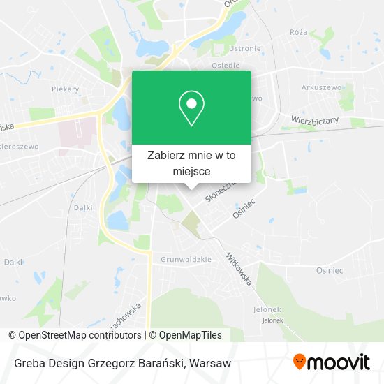 Mapa Greba Design Grzegorz Barański