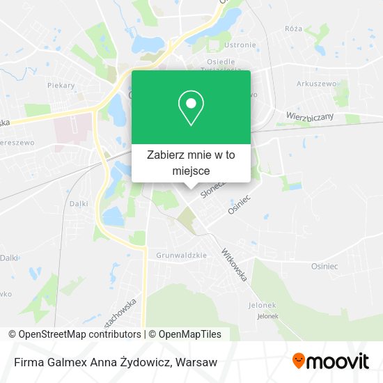 Mapa Firma Galmex Anna Żydowicz