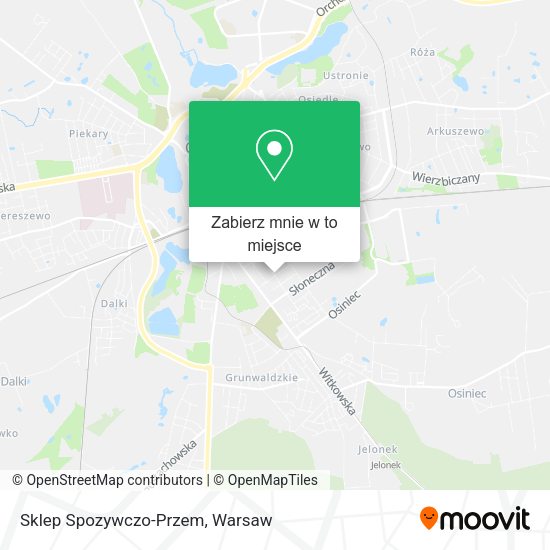 Mapa Sklep Spozywczo-Przem