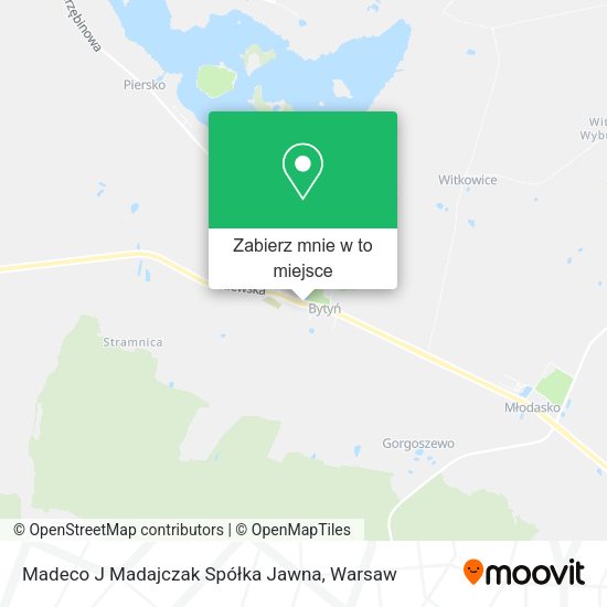 Mapa Madeco J Madajczak Spółka Jawna