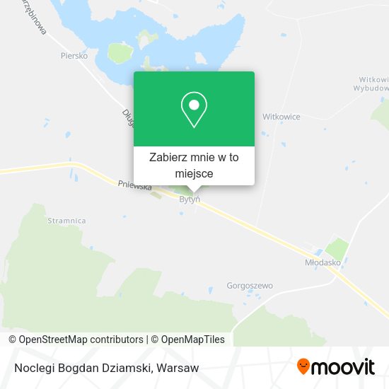 Mapa Noclegi Bogdan Dziamski