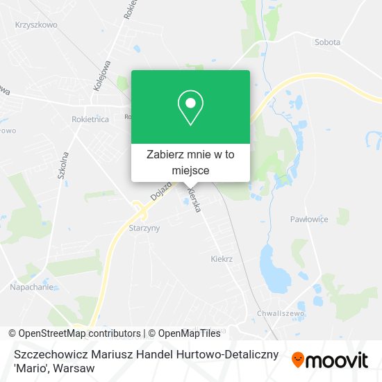 Mapa Szczechowicz Mariusz Handel Hurtowo-Detaliczny 'Mario'