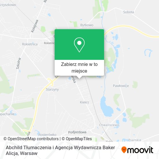 Mapa Abchild Tłumaczenia i Agencja Wydawnicza Baker Alicja